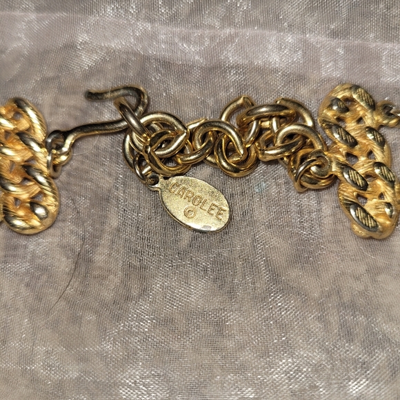 VTG Carolee Pearl & golden chain link necklace - Picture 7 of 12